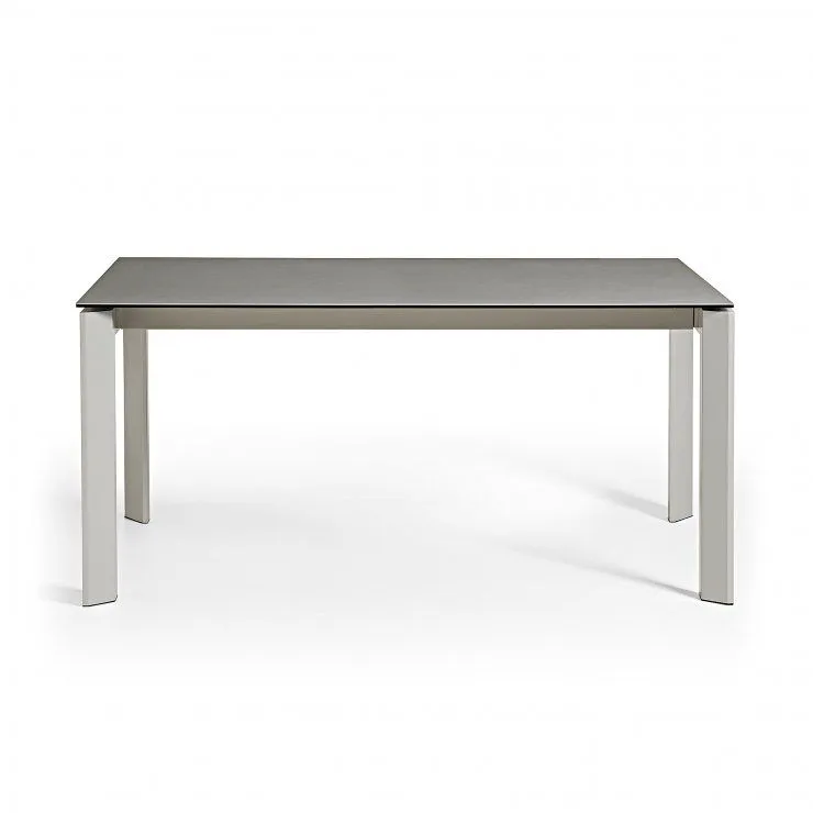 Обеденный стол La Forma Atta 220х90 светло-серый 053502