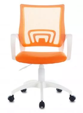 Кресло офисное Бюрократ CH-W695NLT TW-38-3 TW-96-1 крестовина пластик оранжевый белый