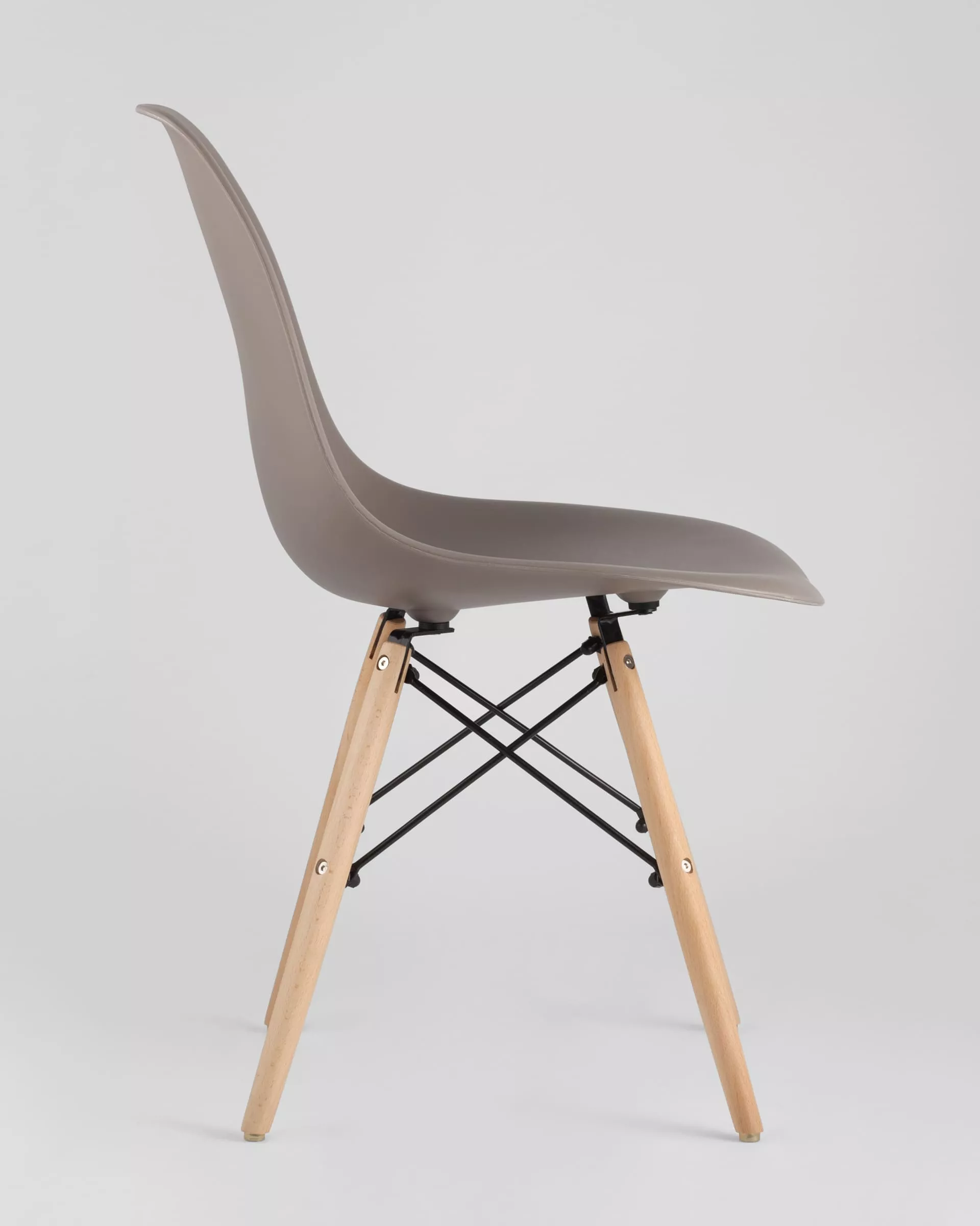 Комплект стульев Eames DSW темно-серый x4 шт