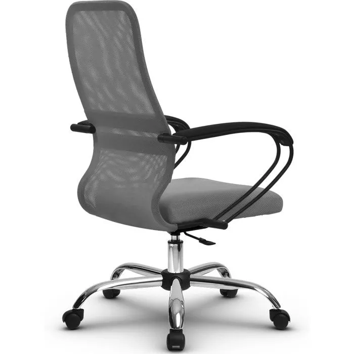 Кресло компьютерное SU-СК130-8P Ch Светло-серый / светло-серый