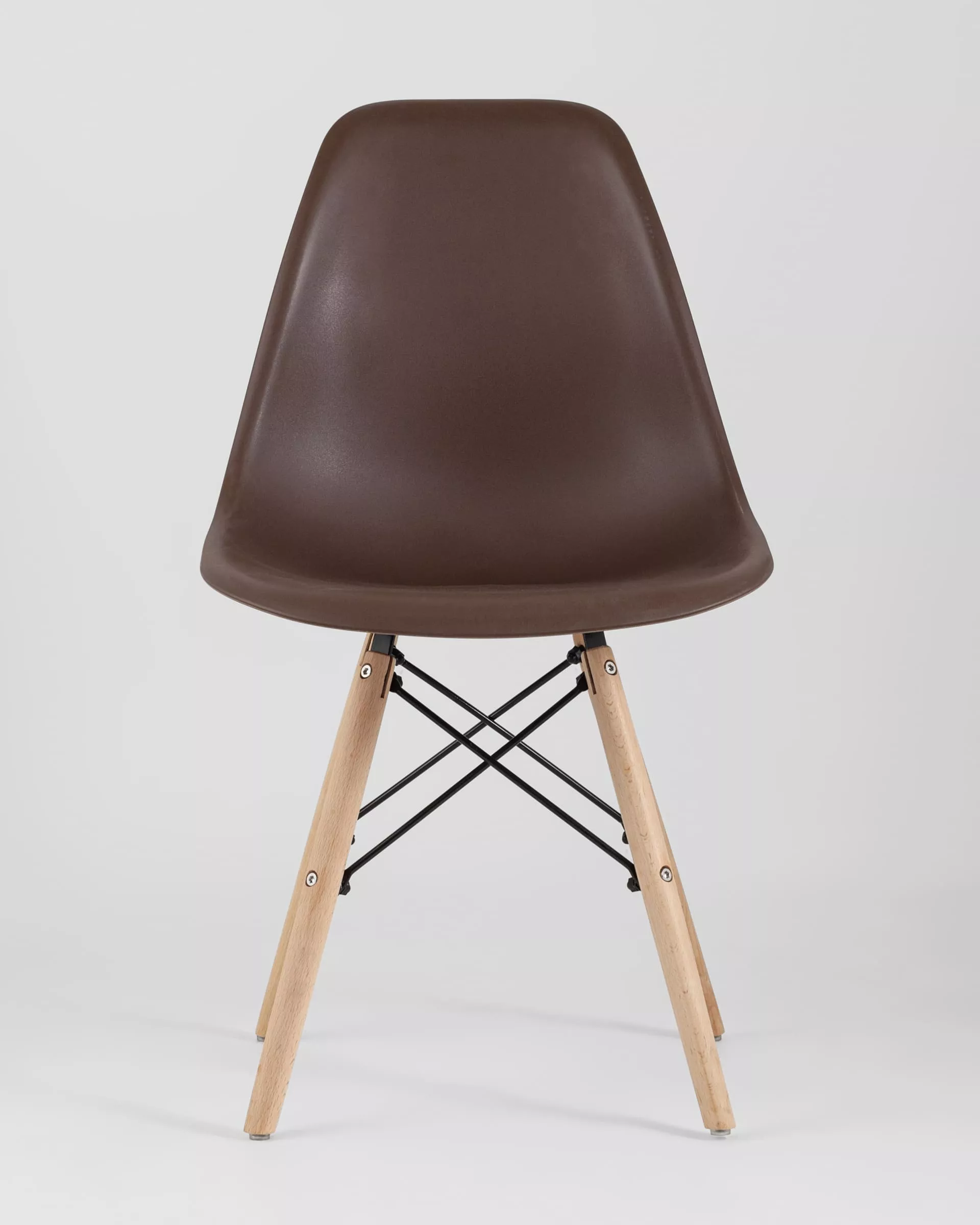 Комплект стульев Eames Style DSW коричневый x4 шт