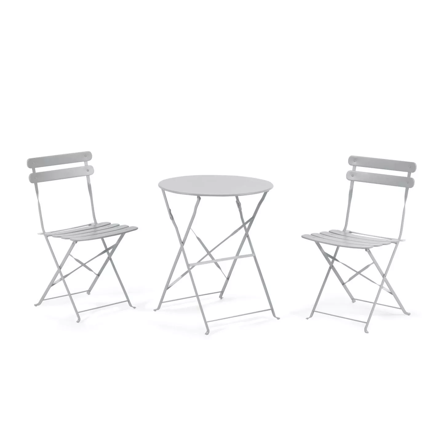 Набор мебели La Forma Arlick стол и складные стулья белый металл