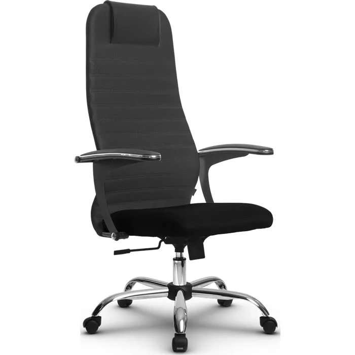 Кресло компьютерное SU-BU158-10 Ch Темно-серый / черный