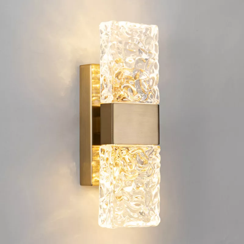 Бра Delight Collection Wall lamp 88068W gold/clear