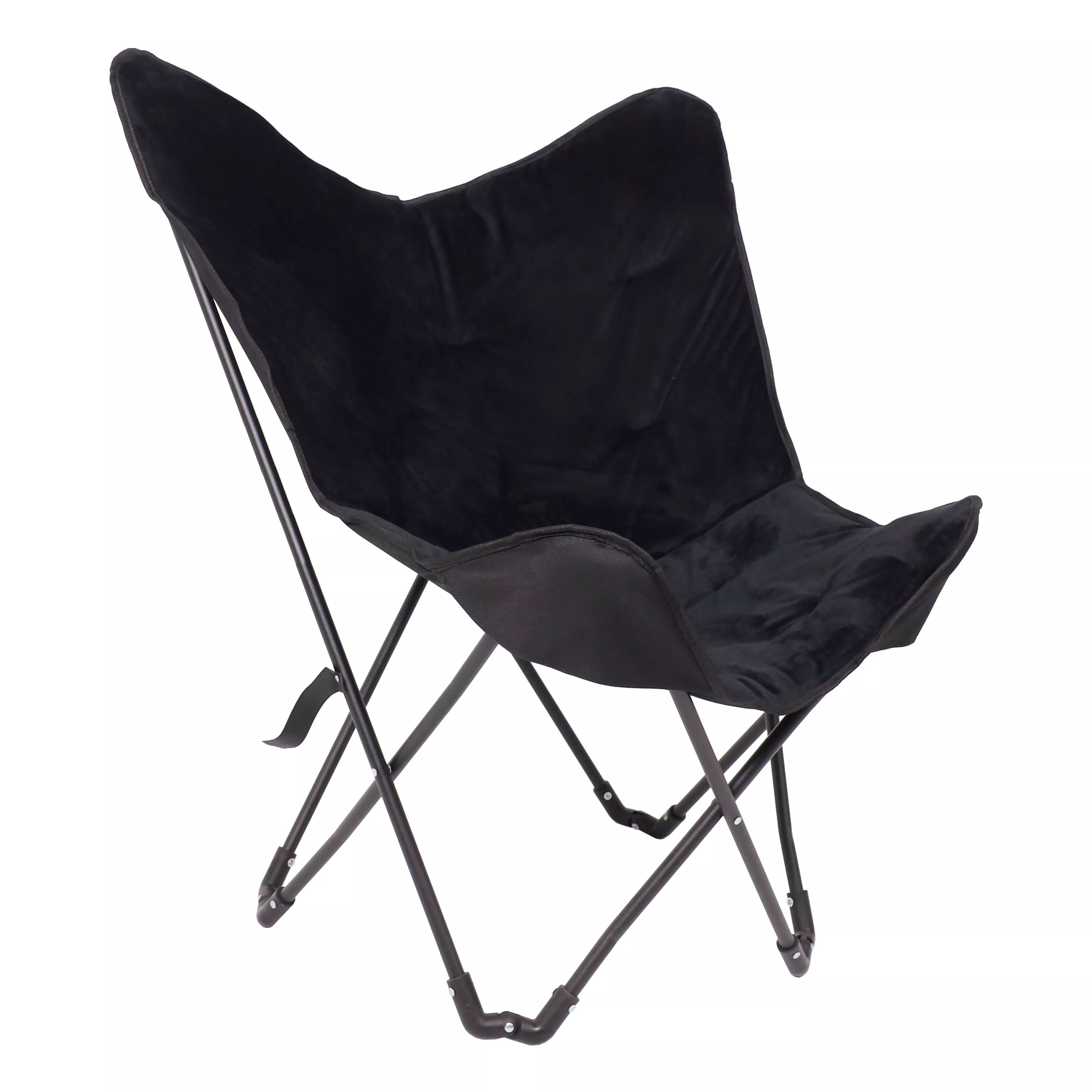 Кресло складное MAGGY черный ткань 86925