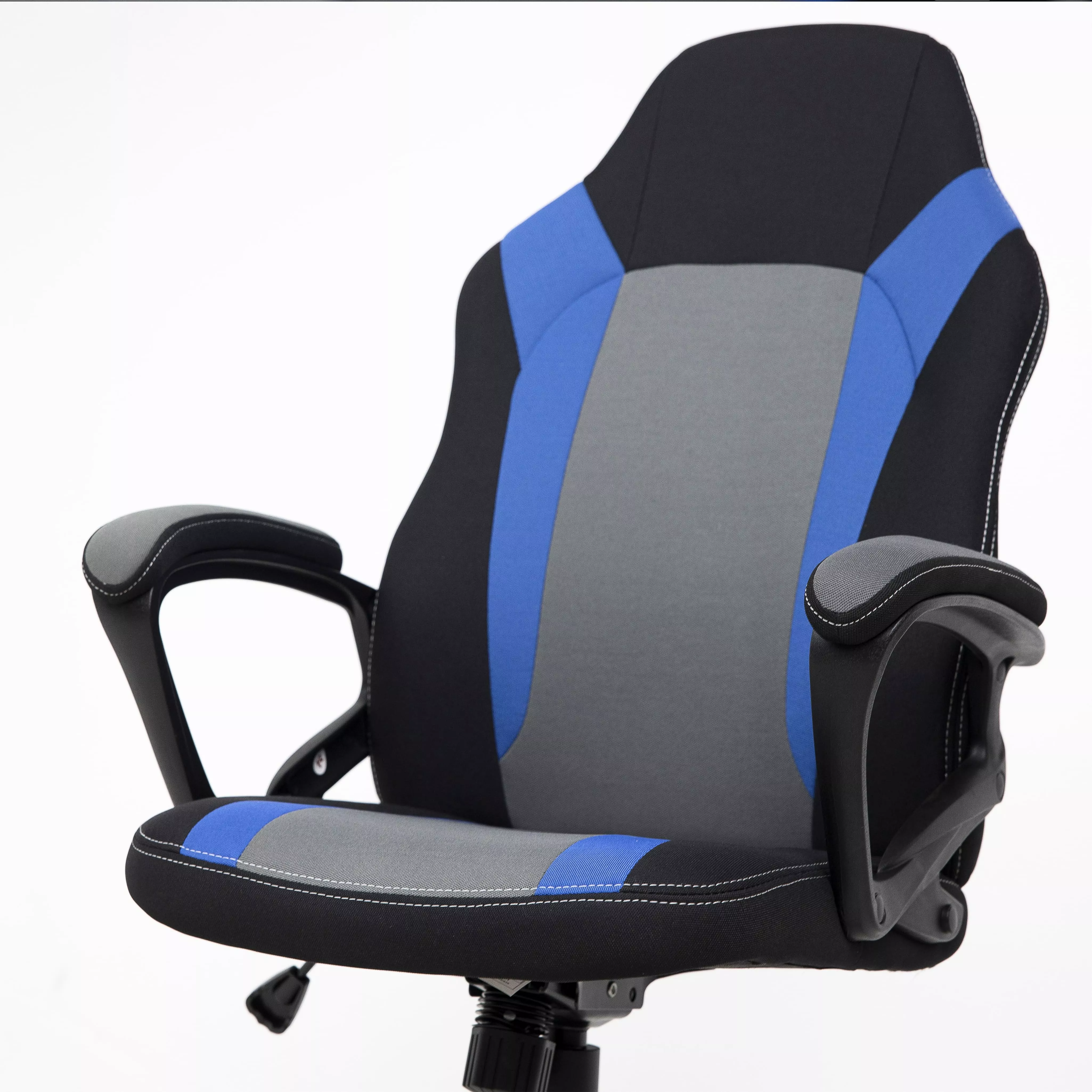 Кресло поворотное Flaviy черный синий 86380
