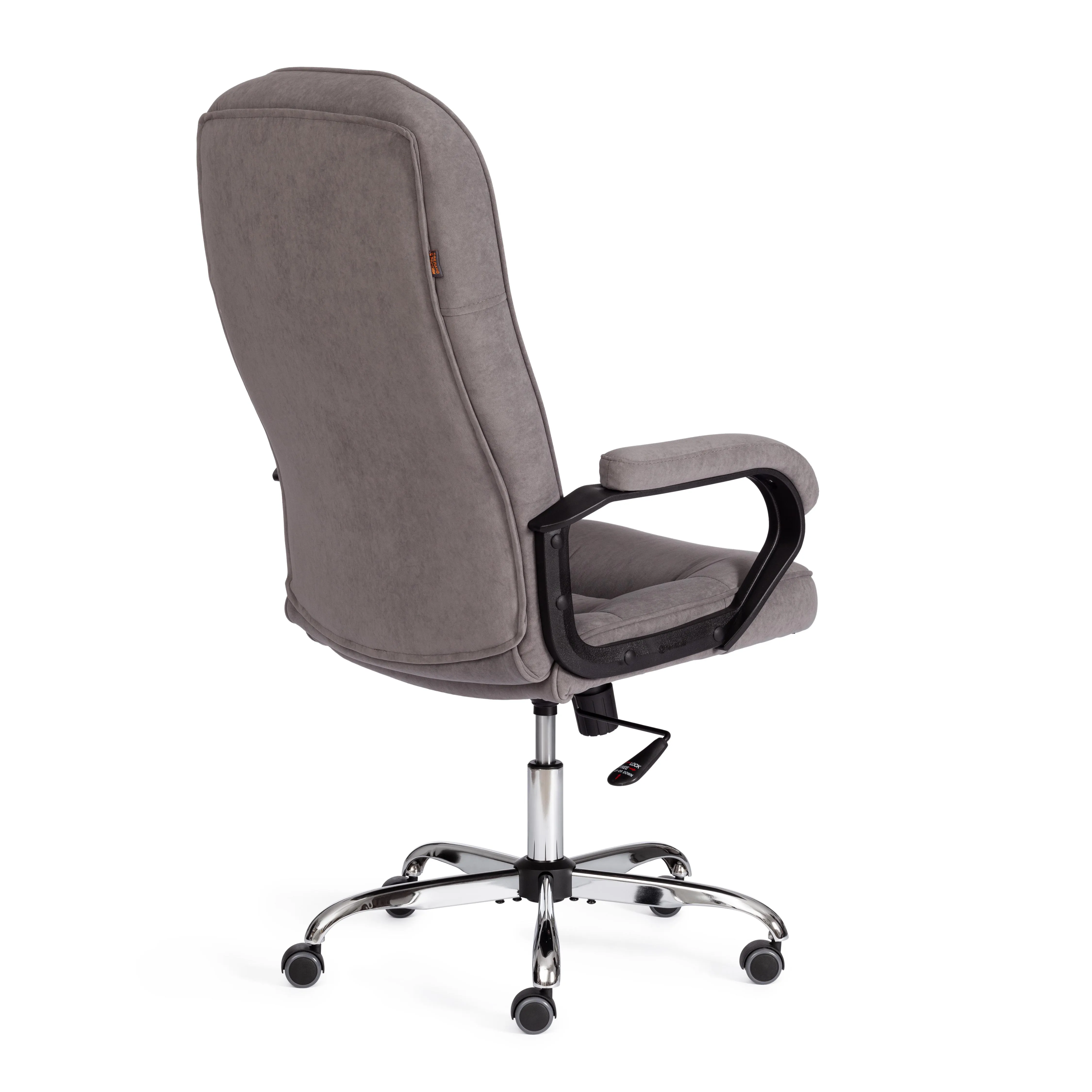 Кресло руководителя СН9944 (22) хром флок серый