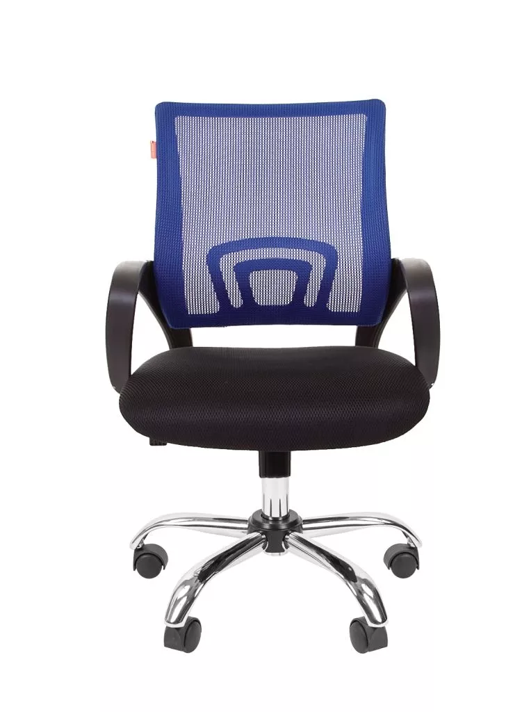 Кресло для персонала Chairman 696 ХРОМ TW синий