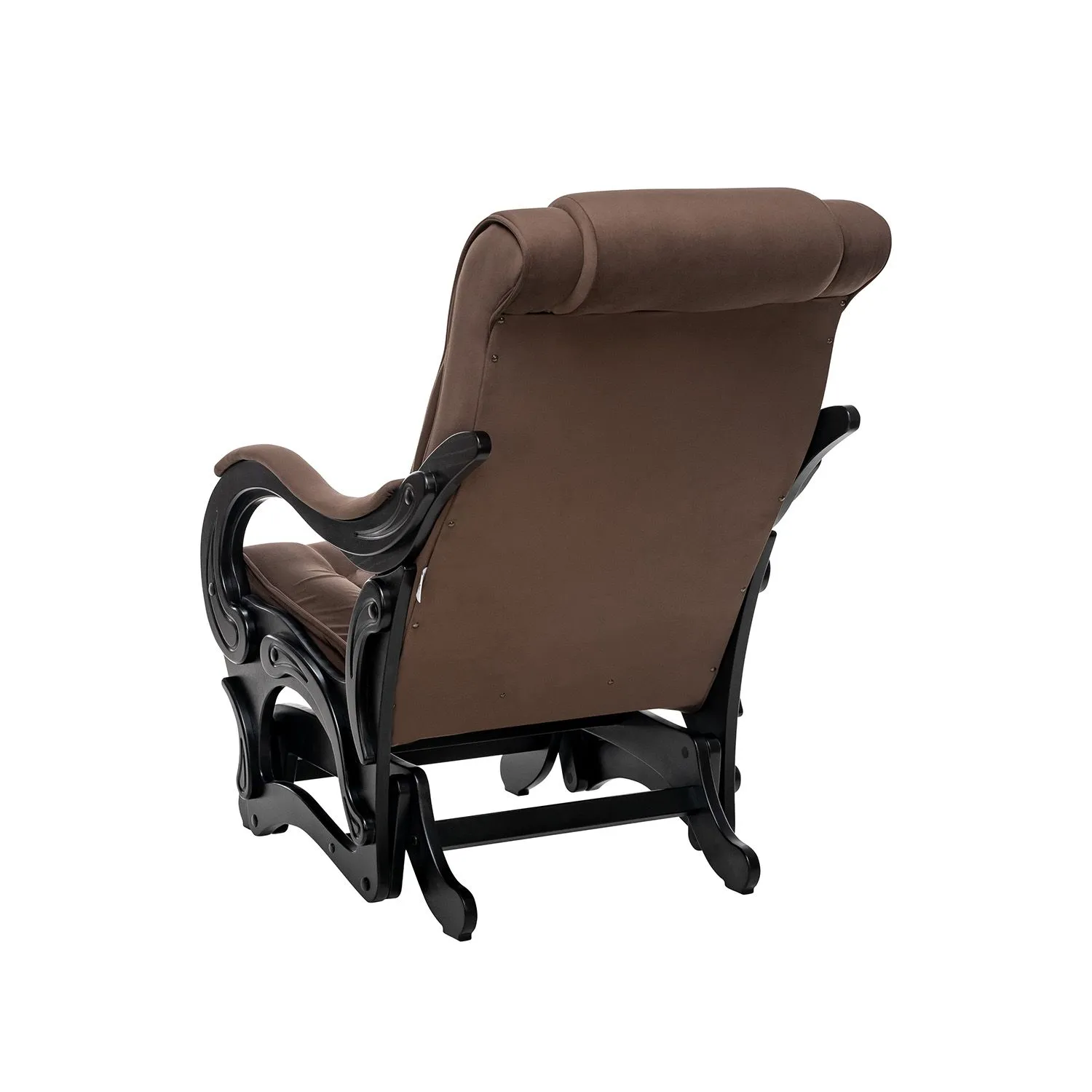 Кресло-маятник Модель 78 ткань  V23 молочный шоколад / Венге