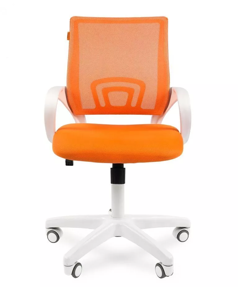 Кресло для персонала Chairman 696 white оранжевый