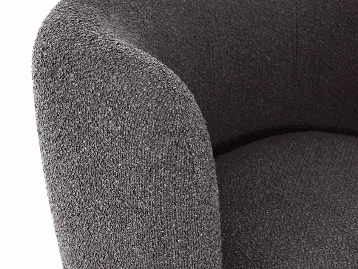 Кресло вращающееся Lucca букле темно-серый 823171