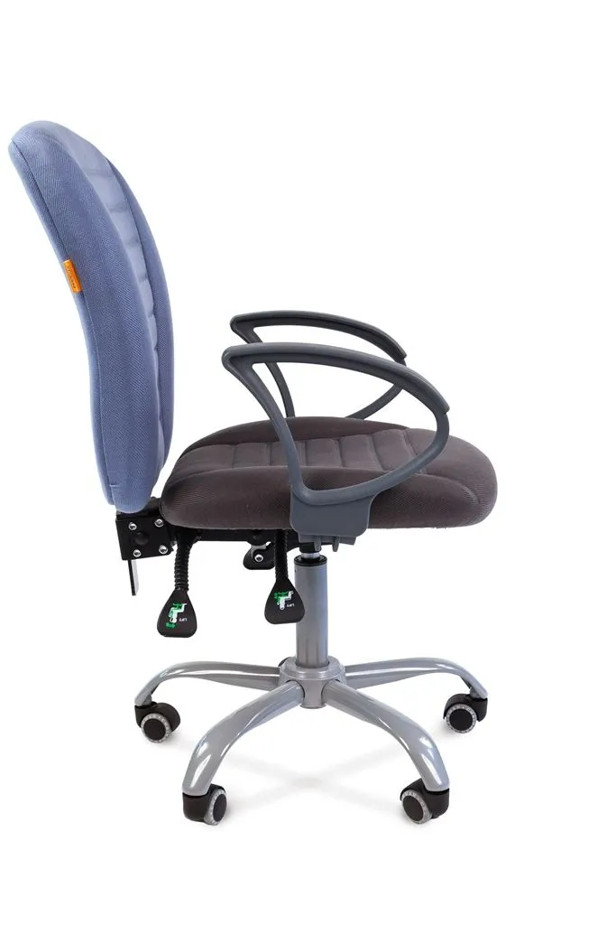 Кресло для персонала Chairman 9801 Эрго голубой / серый