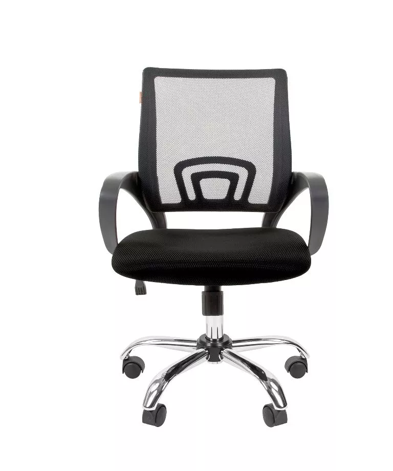 Кресло для персонала Chairman 696 ХРОМ TW черный