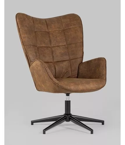 Кресло Ирис вращающееся коричневое