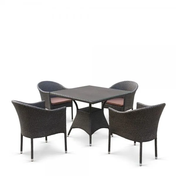 Комплект мебели из ротанга T190B/Y350A-W53-90x90 4Pcs Brown