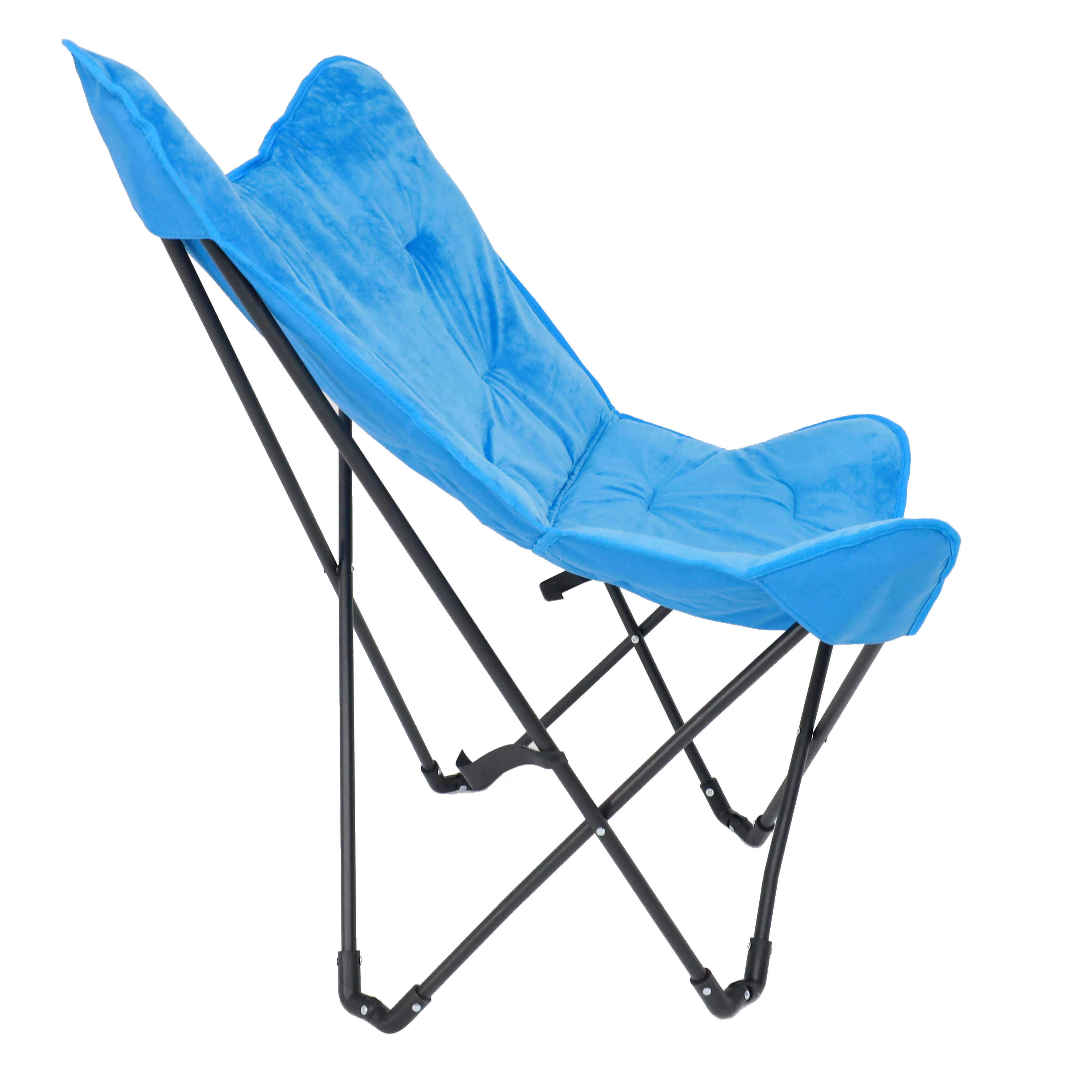 Кресло складное Maggy синий ткань 86923
