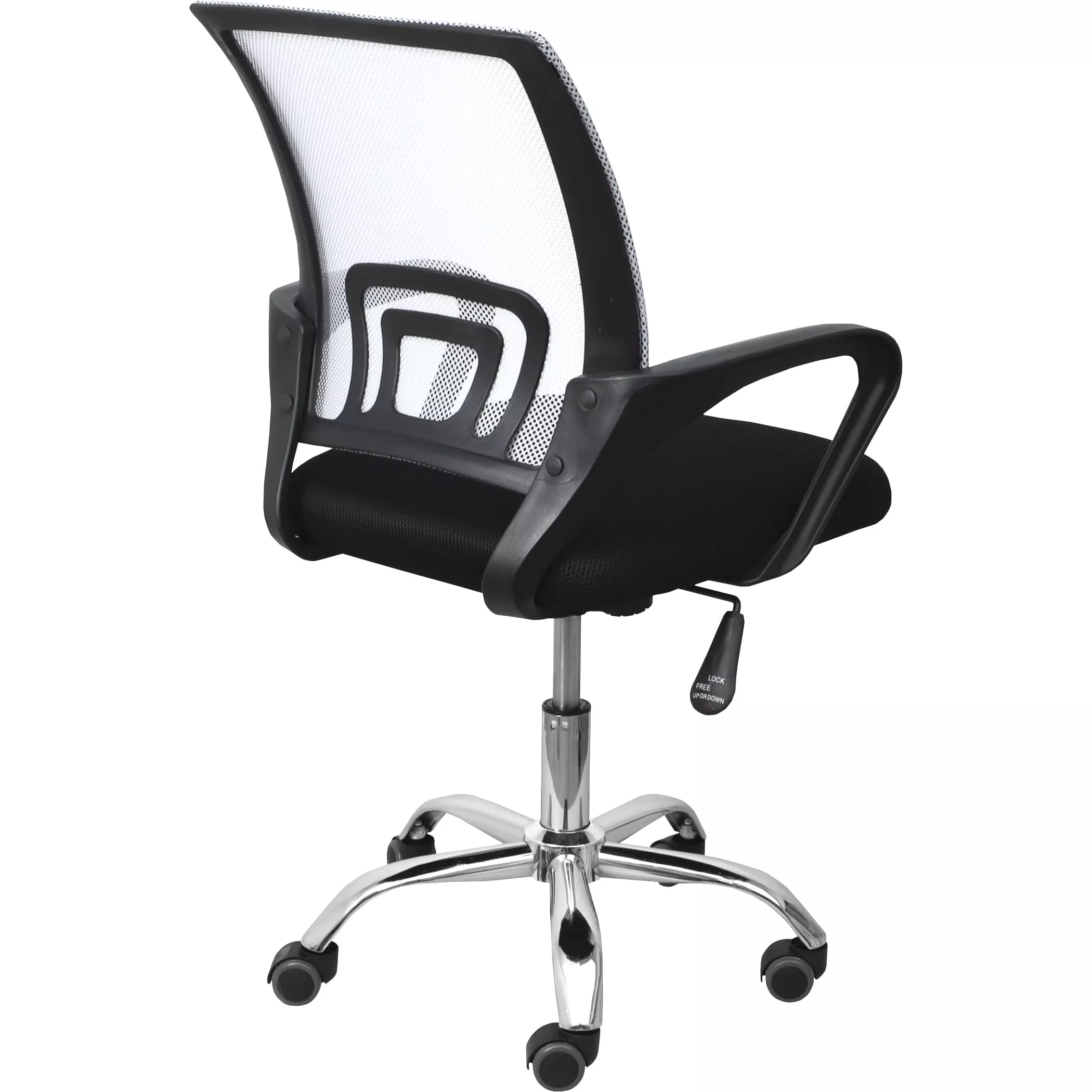 Кресло поворотное Ricci New серый сетка 80014