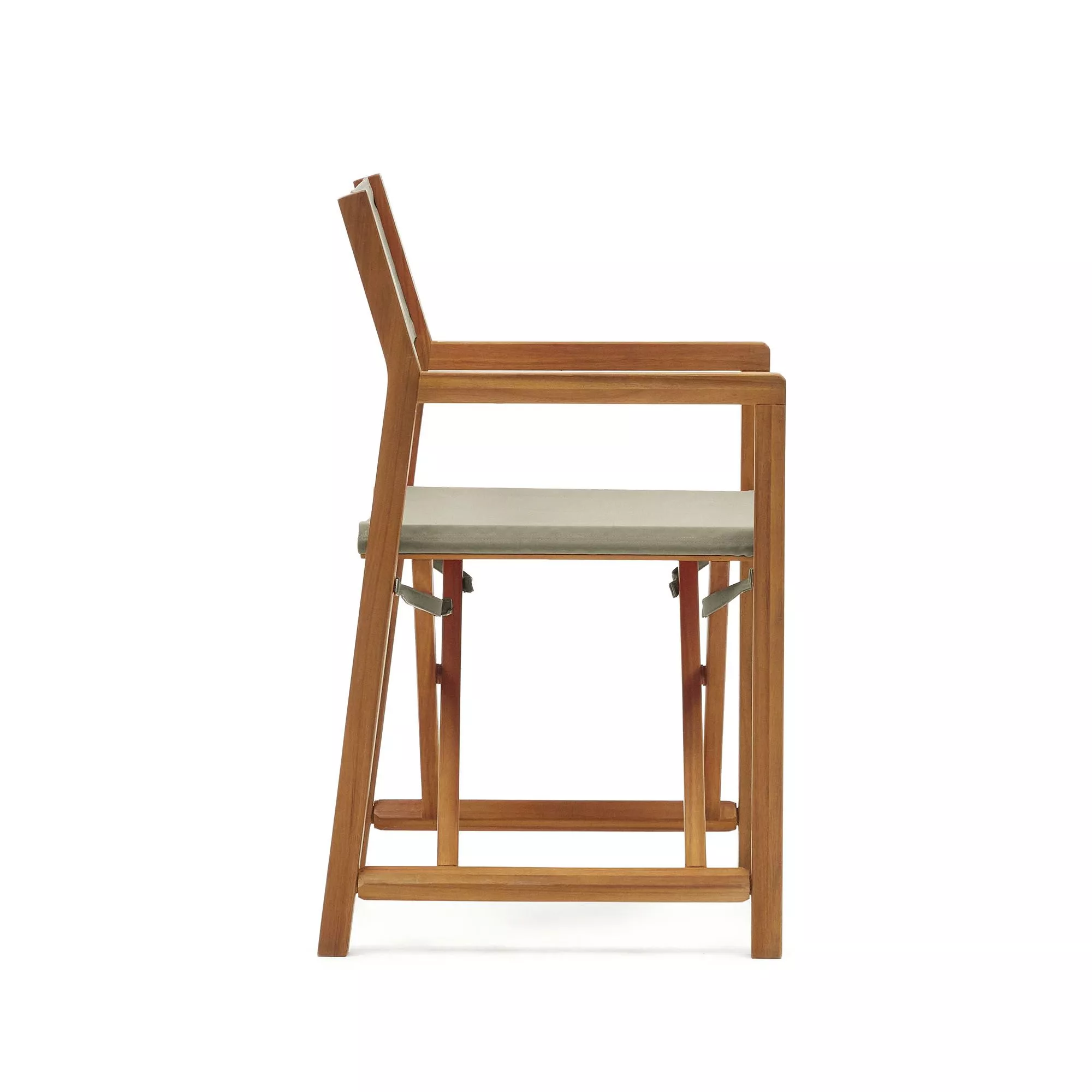 Складной стул La Forma Thianna с основанием из массива акации зеленый