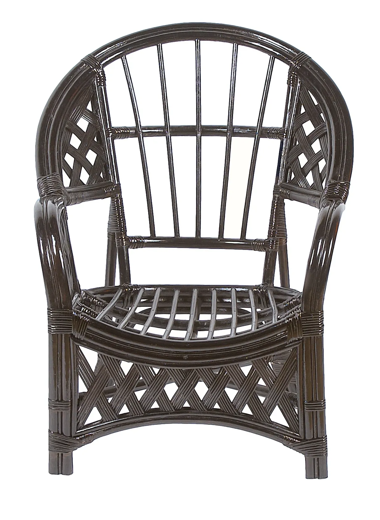 Комплект мебели из ротанга Черчилль (Рузвельт) дуэт с овальным столом темно-коричневый