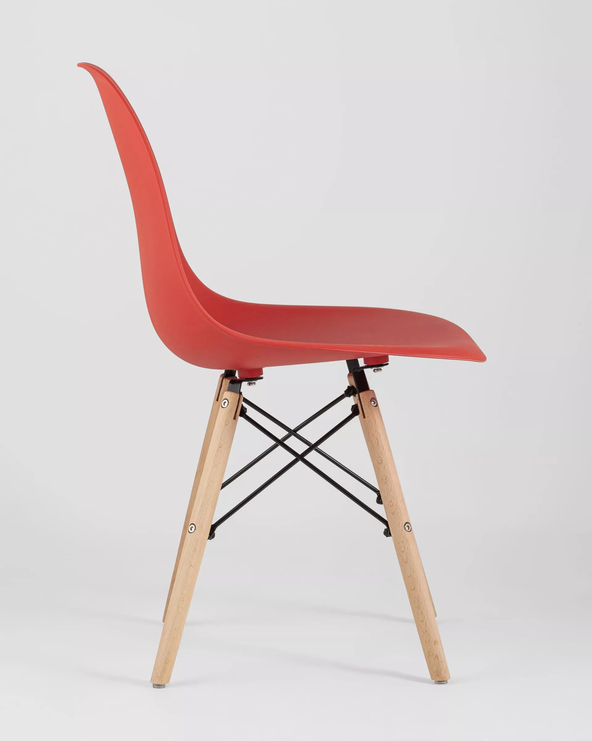 Комплект стульев Eames Style DSW красный x4 шт
