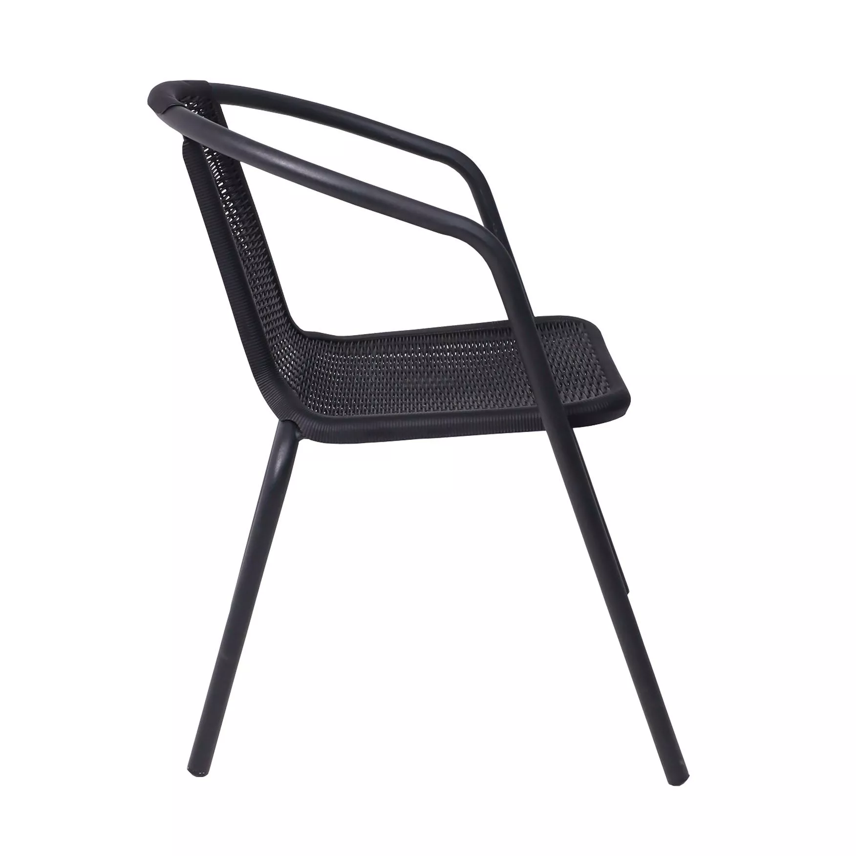 Кресло садовое VERONA PP пластик черный 94003