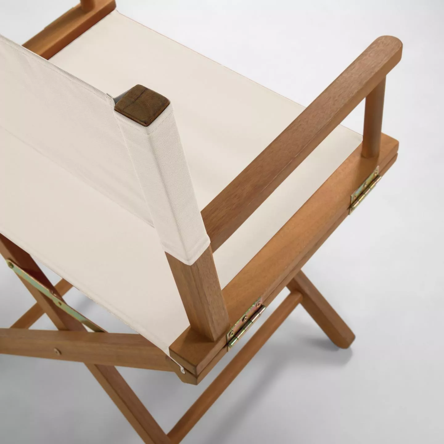 Складной стул La Forma Dalisa из массива акации белый