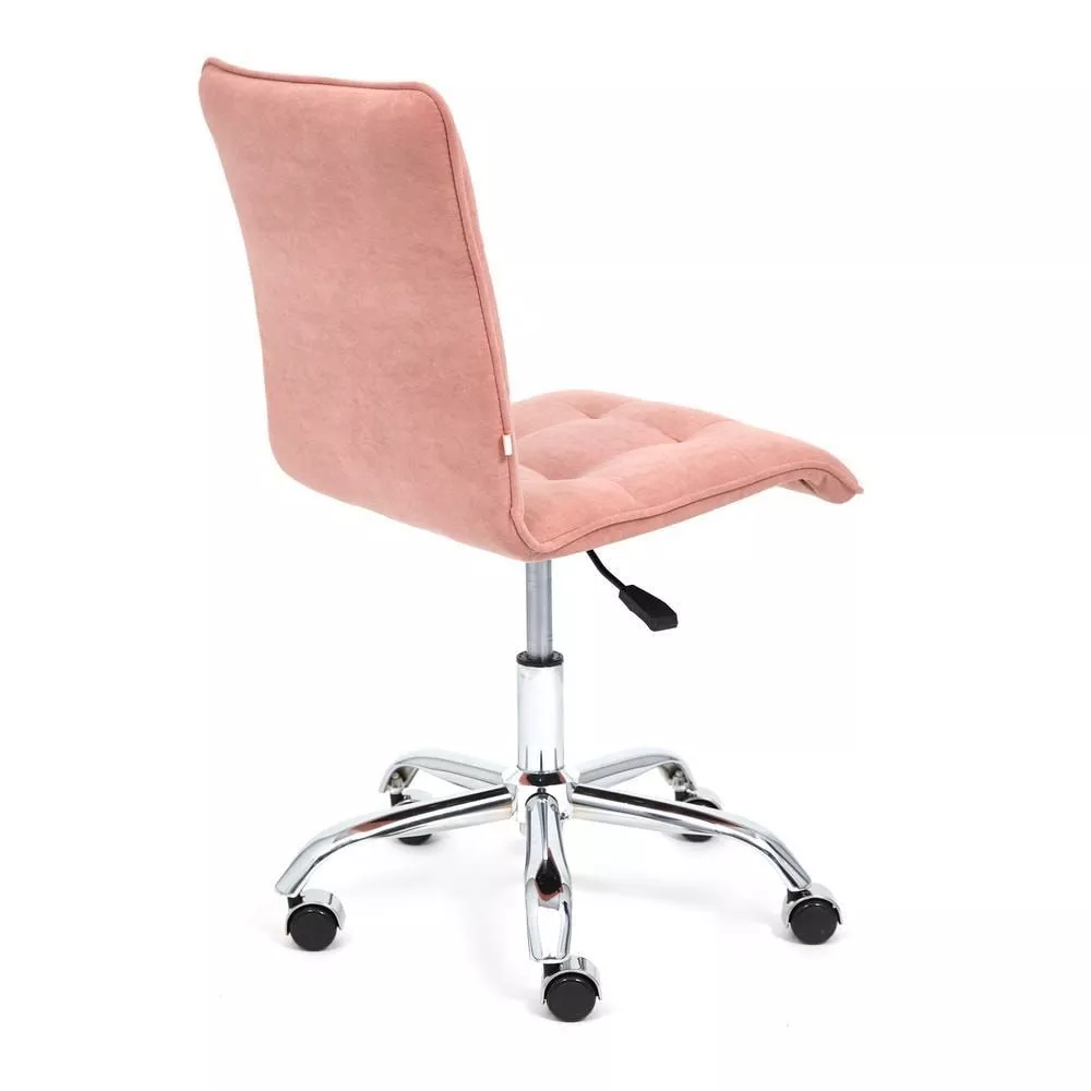 Кресло компьютерное ZERO розовый флок