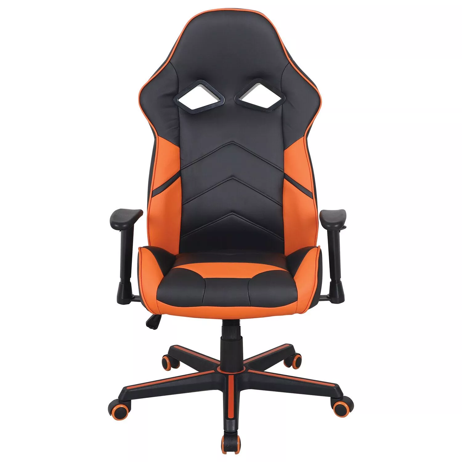 Кресло компьютерное BRABIX Storm GM-006 черный оранжевый 532502