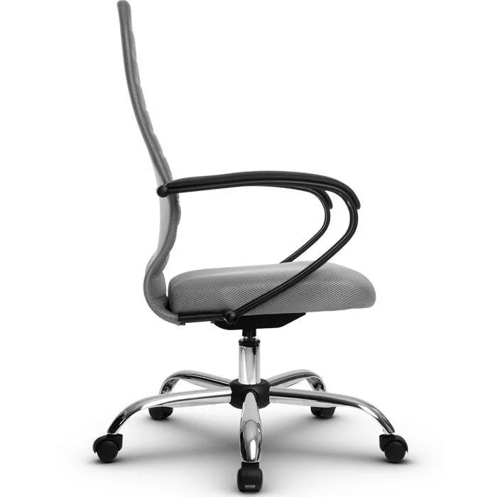 Кресло компьютерное SU-СК130-10P Ch Светло-серый / светло-серый