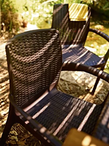 Пластиковое кресло Bali mono Капучино