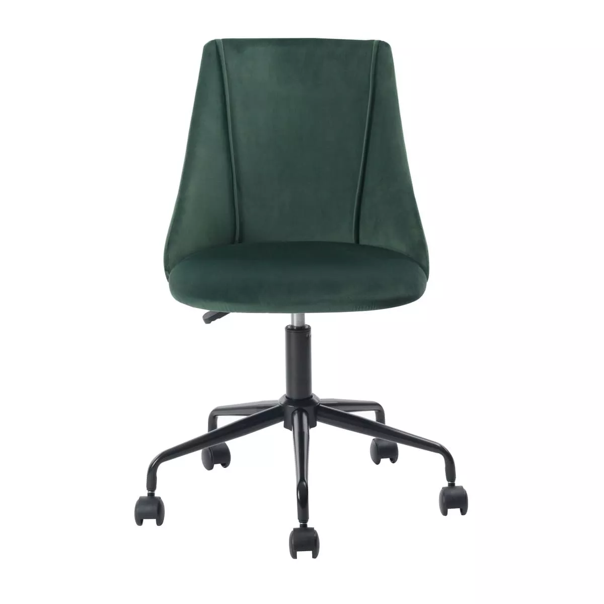 Кресло офисное Сиана велюр зеленый без подлокотников