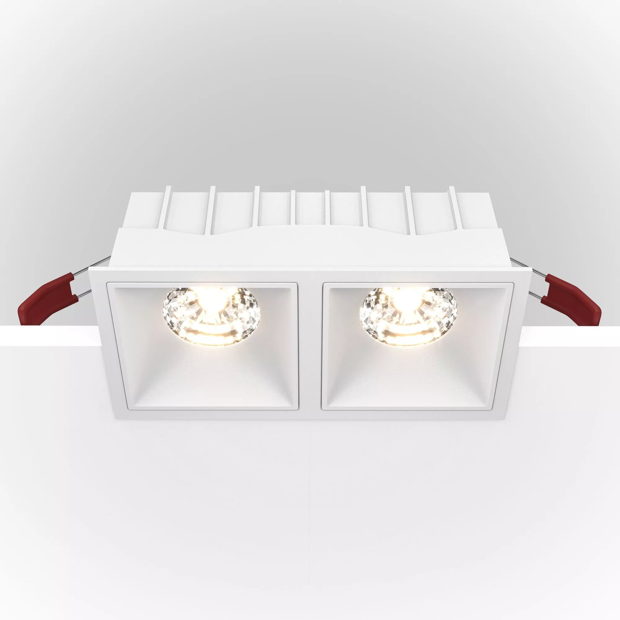 Точечный встраиваемый светильник Maytoni Alfa LED DL043-02-15W3K-SQ-W
