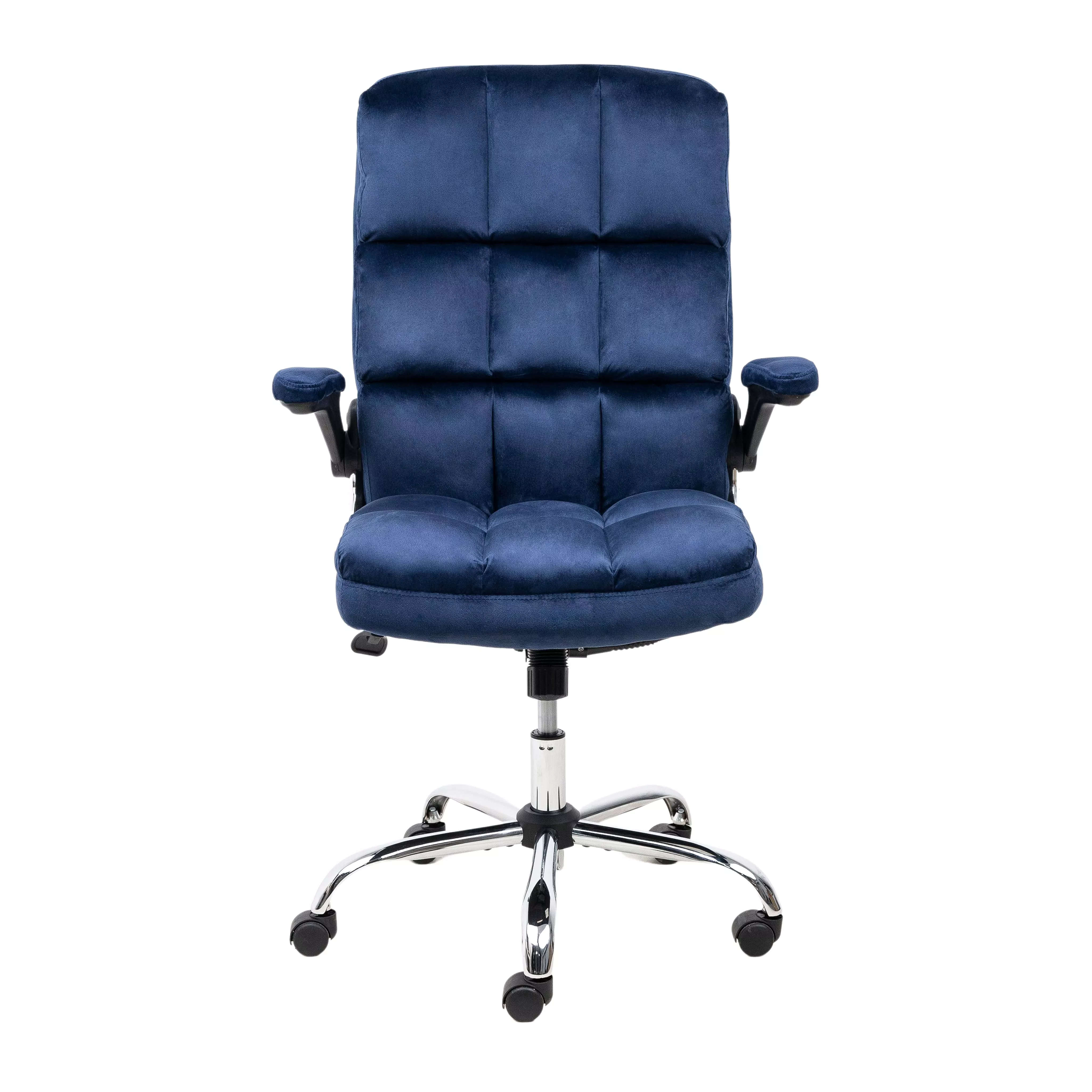 Кресло поворотное Caesar темно-синий велюр 86366