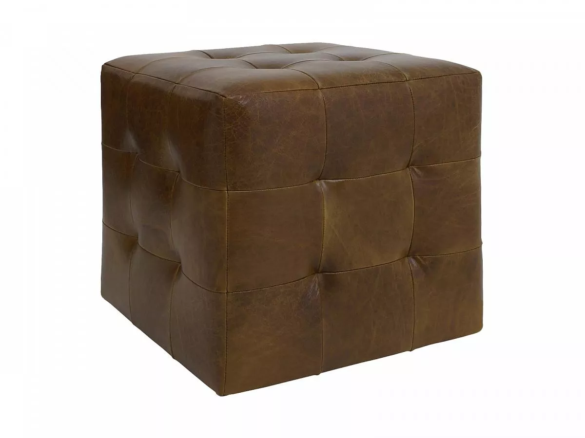 Пуф Brick Max (натуральная кожа) карамельный 330376