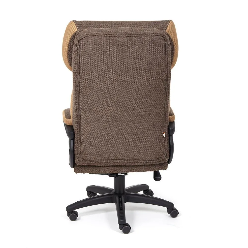 Кресло для руководителя DUKE коричневый + бронзовый
