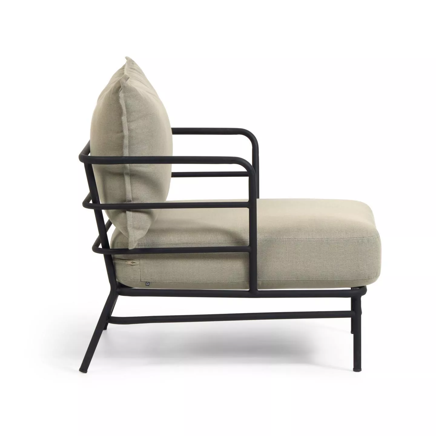 Кресло La Forma Mareluz из черной стали