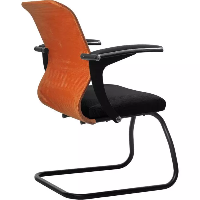 Кресло SU-M-4F2 Оранжевый / черный
