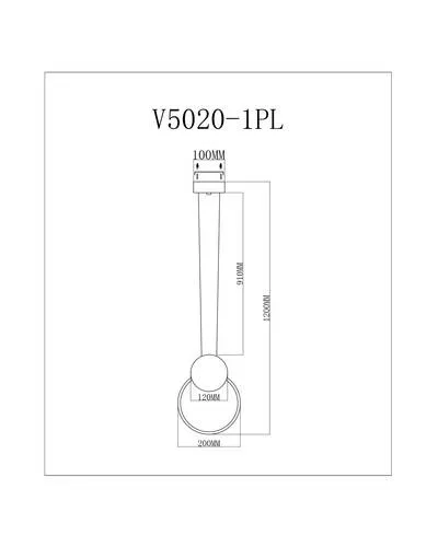 Подвесной светильник Moderli Store V5020-1PL