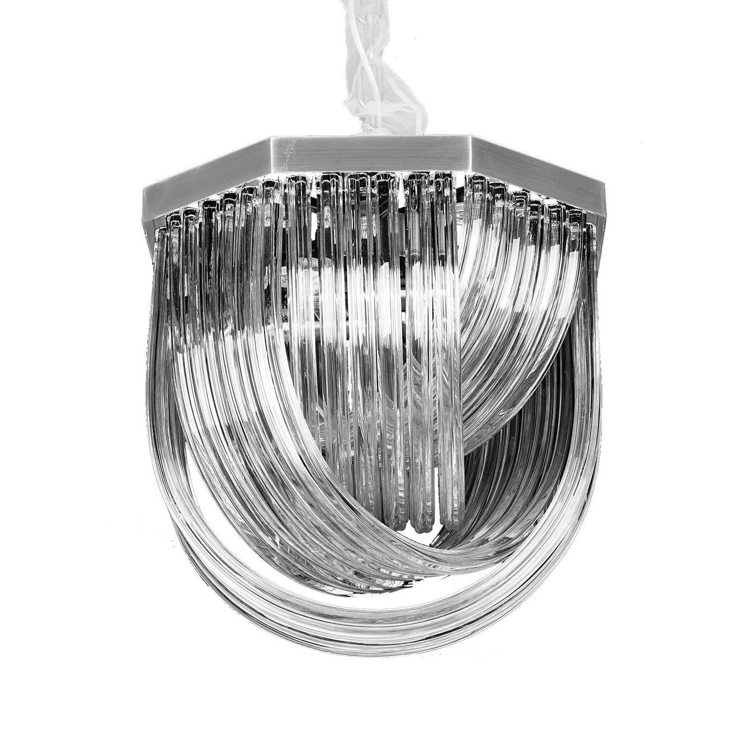 Люстра Delight Collection Murano Glass A001-400 L4 silver/smoky gray