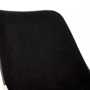 Кресло компьютерное STYLE черный флок