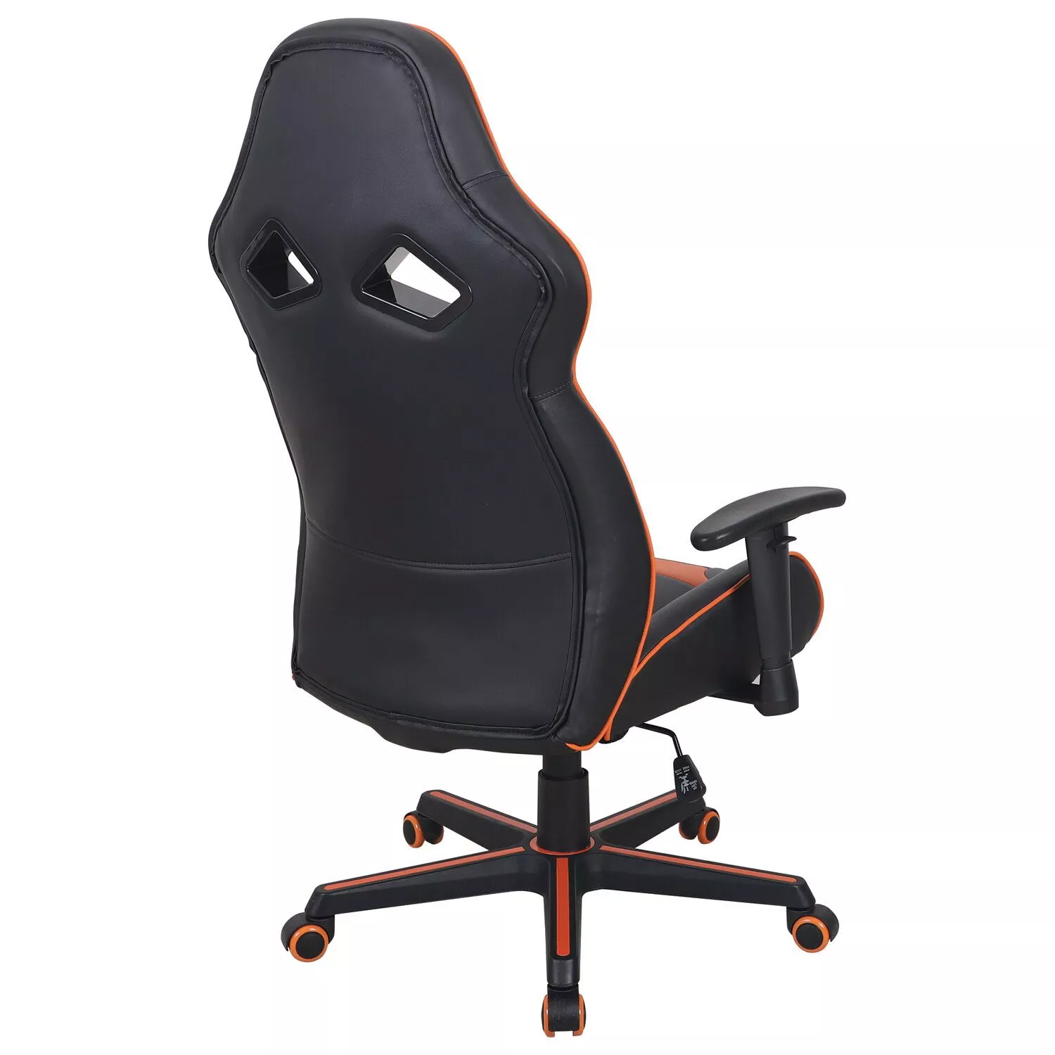 Кресло компьютерное BRABIX Storm GM-006 черный оранжевый 532502