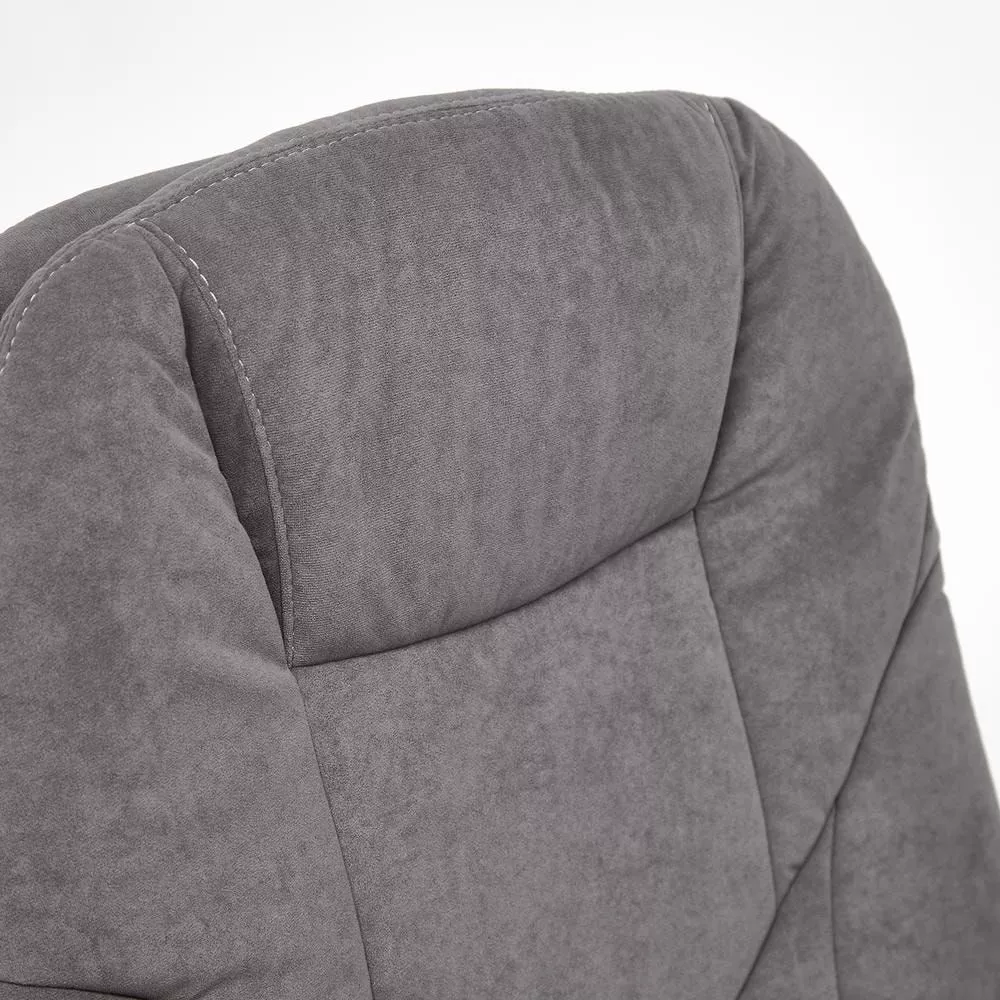 Кресло SOFTY LUX флок серый