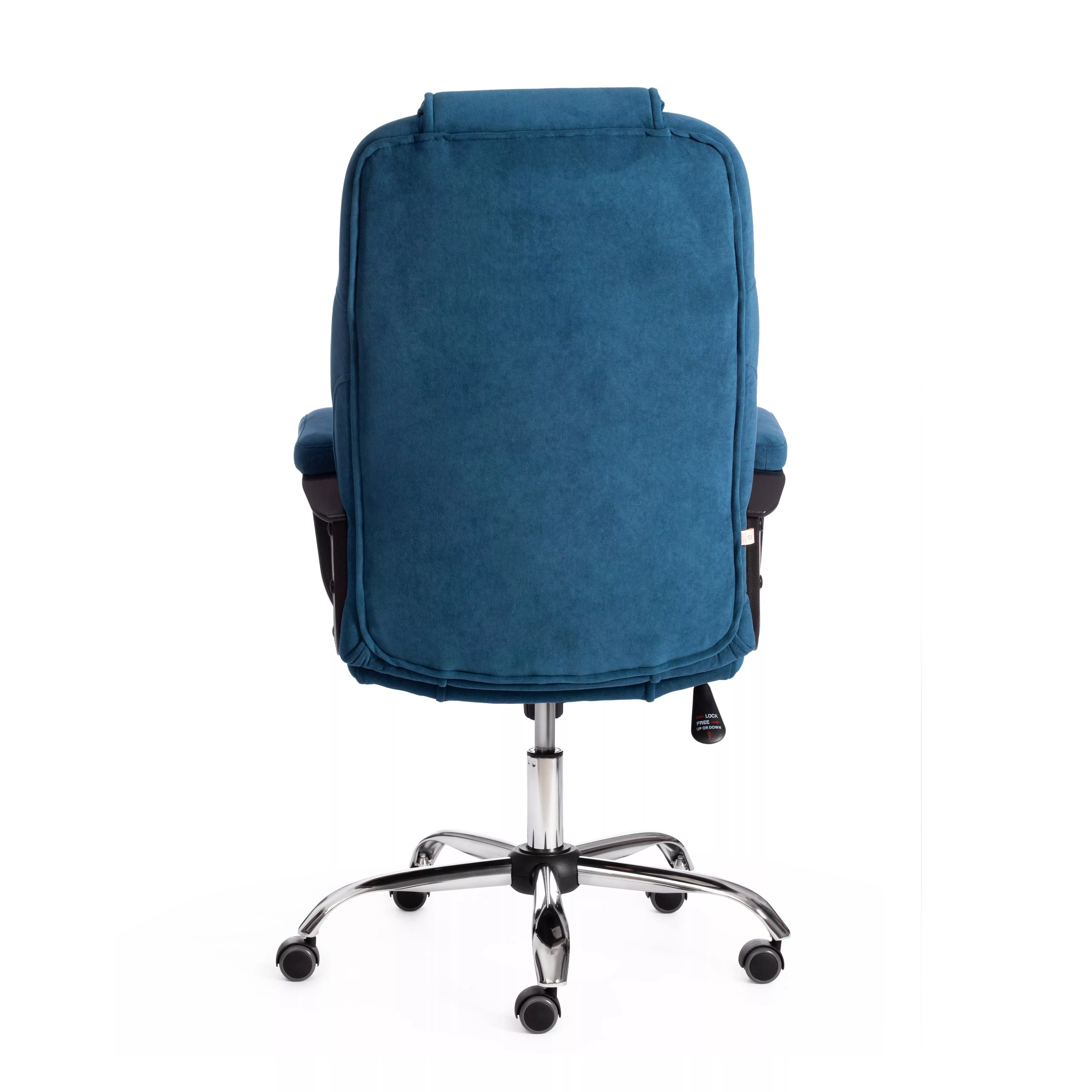Кресло BERGAMO хром (22) ткань синий