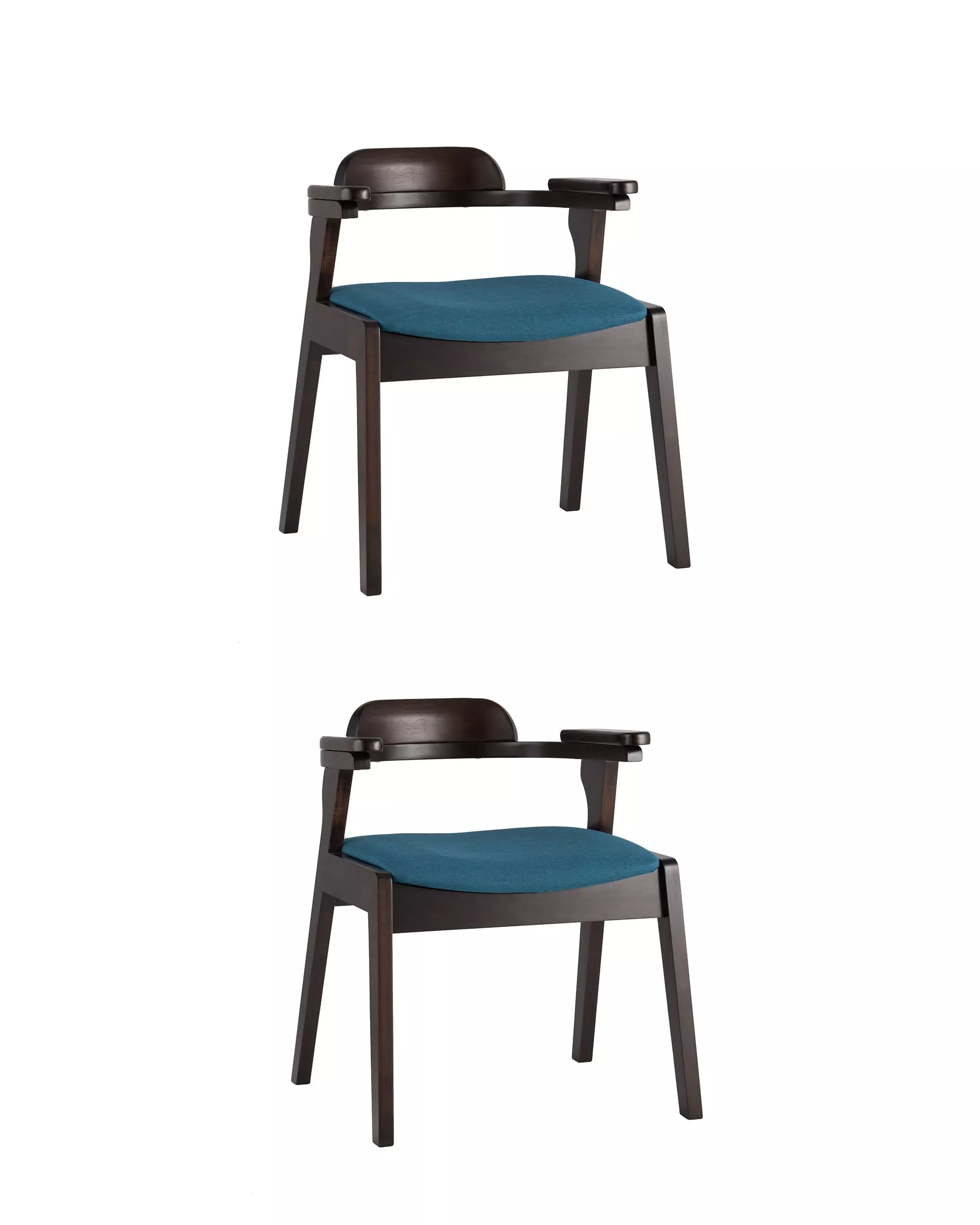 Комплект стульев обеденный VINCENT синий 2 шт