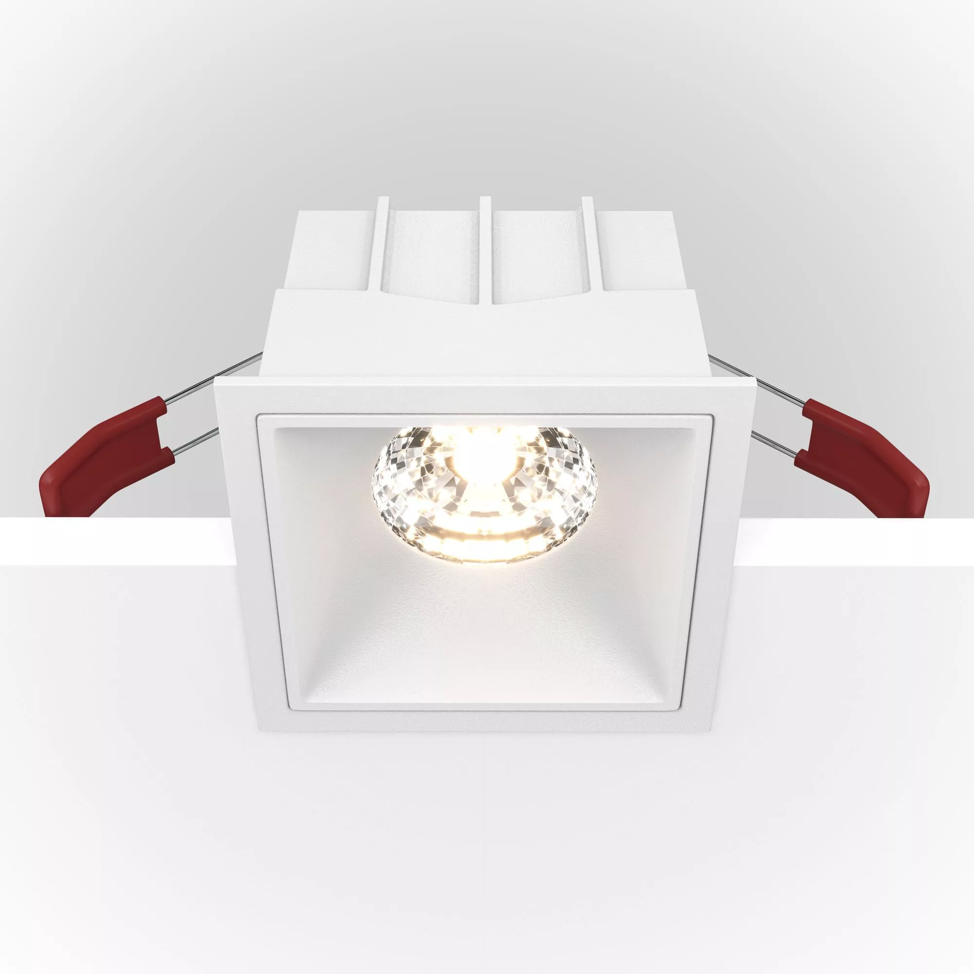 Точечный встраиваемый светильник Maytoni Alfa LED DL043-01-15W4K-SQ-W