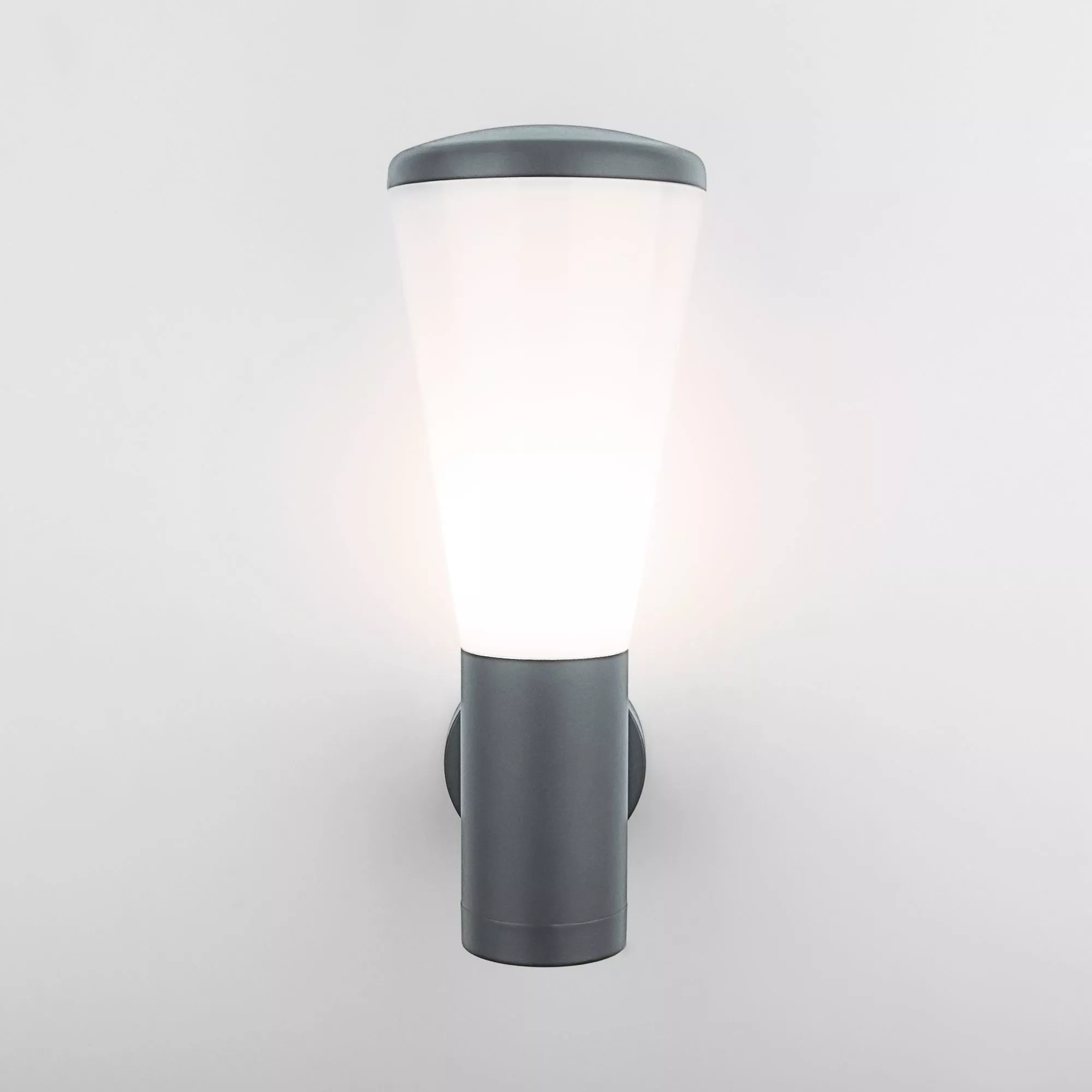 Уличный настенный светильник Elektrostandard Cone 1416 TECHNO серый