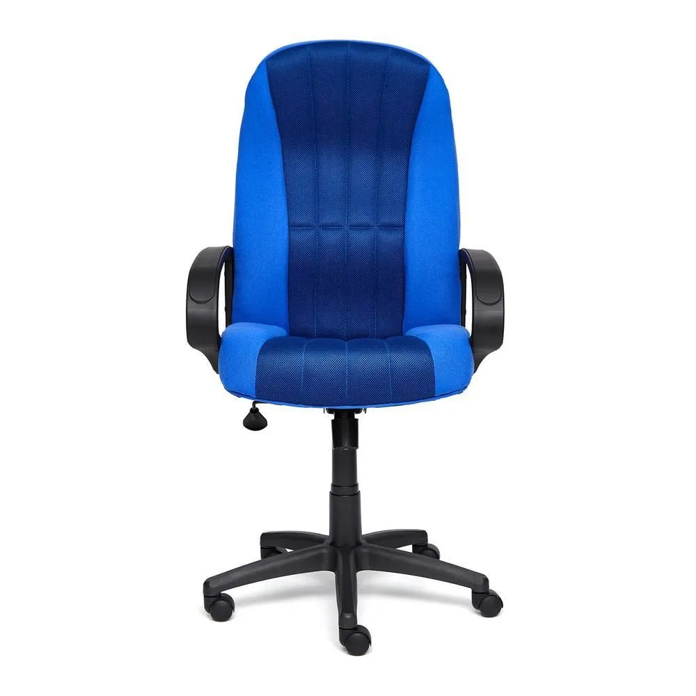 Кресло для руководителя СН833 ткань синий