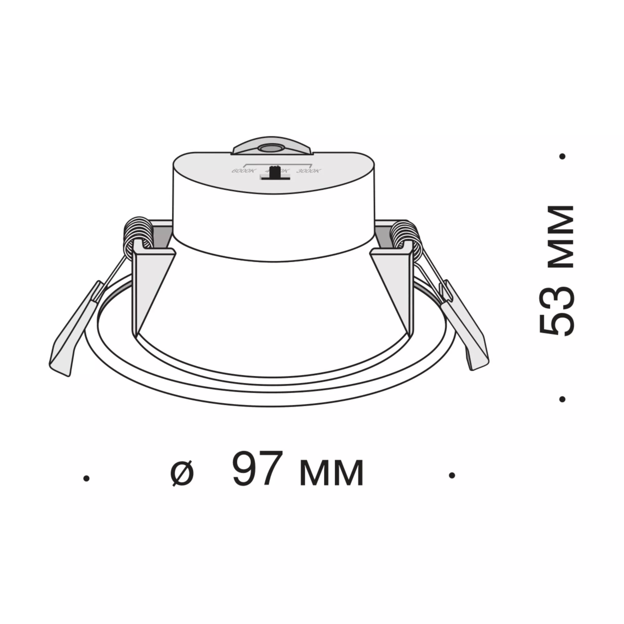 Встраиваемый светильник Maytoni Technical Stockton DL015-6-L7W