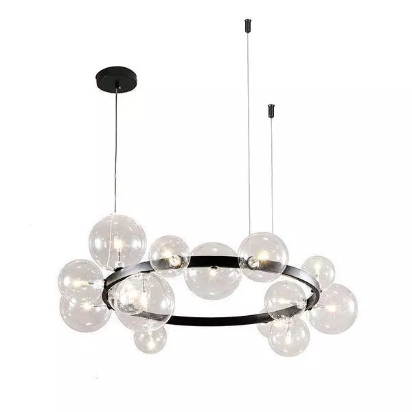 Подвесной светильник Delight Collection Art Deco Bubble OMG1075R black/clear