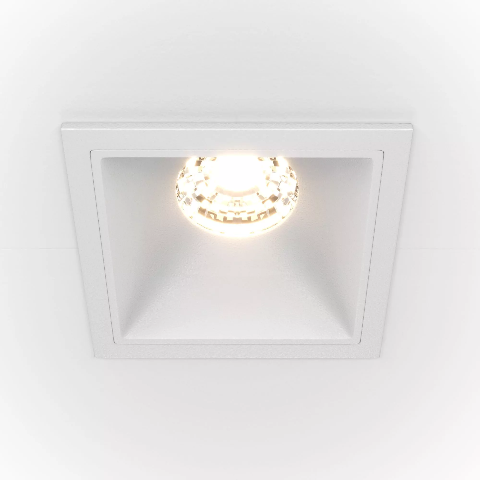 Точечный встраиваемый светильник Maytoni Alfa LED DL043-01-10W3K-SQ-W